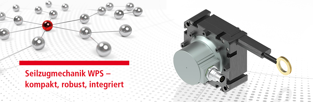 Seilzugmechanik WPS – kompakt, robust, integriert