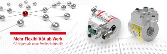 TR Electronic erweitert die Geberfamilien C__582 und CD_582 um eine funktional unabhängige CANopen-Zweitschnittstelle. TR Electronic erweitert die Geberfamilien C__582 und CD_582 um eine funktional unabhängige CANopen-Zweitschnittstelle.