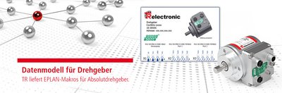 Datenmodell für Drehgeber - TR liefert EPLAN-Makros für Absolutdrehgeber.